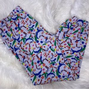 NORDSTROM by Cristina Martinez Kids' Print Cotton Sweatpants Size XL 14/16